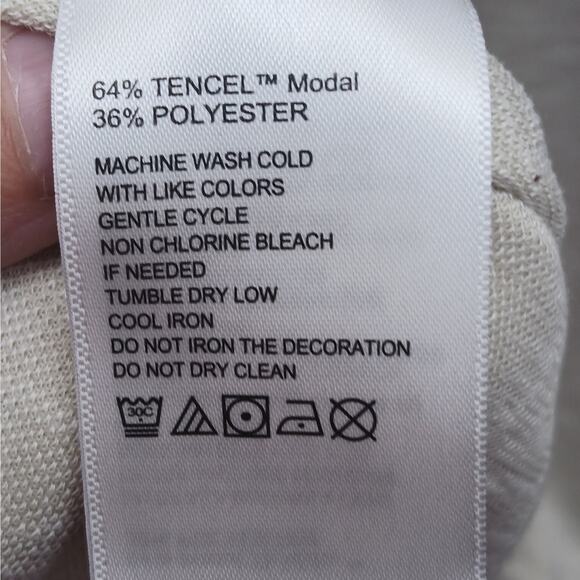 Tommy Bahama Men's Embroidered Logo Tobago Bay Half Zip Pullover Shirt White XL - Picture 3 of 4